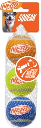 Nerf Dog pibende tennisbolde til hunde 3 stk.