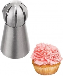 Konditor-dekoreringsspids twist i blød rustfrit stål