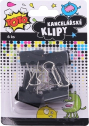 Kontorklemmer 25 mm, 6 stk.