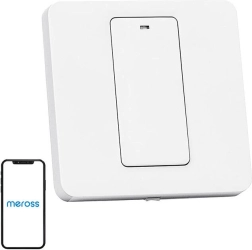 Smart vægmonteret Wi‑Fi‑afbryder MEROSS MSS510X EU med HomeKit‑understøttelse