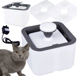 automatisk springvand til hunde og katte, 2,5 l