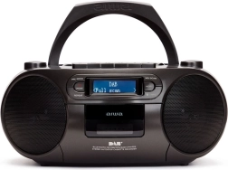 Bærbar AIWA boombox med CD, kassette, USB, Bluetooth og DAB/FM-radio