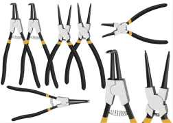 Sæt segerringtænger – lige og vinklet, 4 stk.