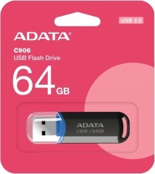 USB-flashdrev ADATA C906 64 GB USB 2.0 sort