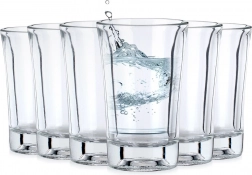 Glas shotsglas 40 ml, sæt med 6 stk.