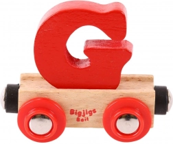 Bigjigs Rail trævogn - bogstav G