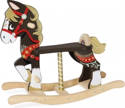 Le Toy Van Petilou gyngehest til børn – brun træ