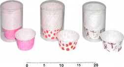 Farverige konditorimuffinsforme