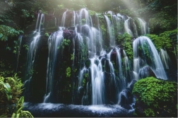 Ravensburger puslespil Waterfall Retreat Bali 3000 brikker