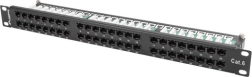 Patchpanel 48 porte 1U kat.6 sort