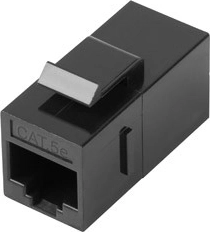 Keystone-kobling RJ45–RJ45 UTP kat. 5e til installationsdåse