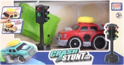 Batteridrevet racerbil med trafiklys