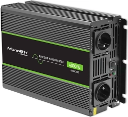 Spændingsomformer 12V til 230V med ren sinus 4000 W