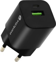 Vægoplader USB/USB‑C 30 W GaN med hurtigopladning