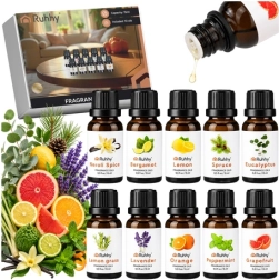 Sæt med duftolier RUHHY 10 × 15 ml – 10 stk.