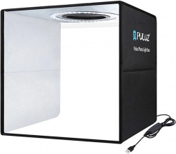 Puluz fototelt 30 cm med LED-belysning