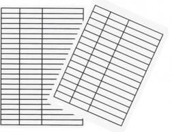 Underlag til A4-hæfte, linjeret, af hård plast