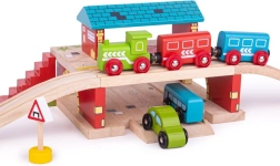 Stor Station Over Vejen Legetøj