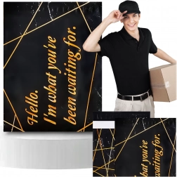 Folioposer til kurérforsendelser 255 × 370 mm sorte, 50 stk.