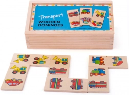 Bigjigs Toys trædomino – transportmidler