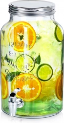 Glasdrikkedispenser med hane 6,2 l