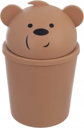 Affaldsspand bjørn 1,5 l brun