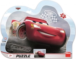 Dino Puzzle Biler 3: Lynet McQueen - 25 brikker
