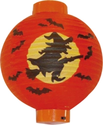 Dekorativt lampe Halloween 20 cm med batteri