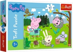 Puzzle Trefl Peppa Pig Skovudflugt 30 stykker