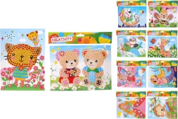 Diamantmaleri med sten 19 × 26,5 cm – mix af motiver