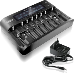 Universal oplader til batterier for Li-ion, Li-HV, LiFePO4 og Ni-MH