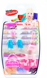 Sæt med sko og tasker til dukke