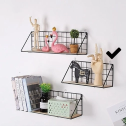 Væghylde 29,5 cm – sort