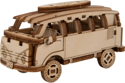 Træ 3D-puslespil WOODEN CITY Superfast retro minibus
