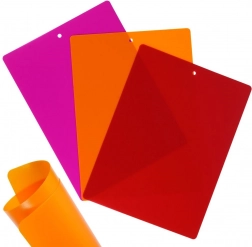 Sæt med elastiske skæreunderlag 38 × 28 cm, 3 stk.