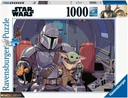 Ravensburger puslespil STAR WARS: THE MANDALORIAN 1000 brikker