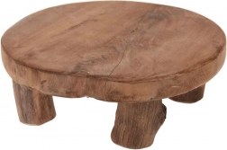 Træ serveringsbræt på fødder 20 cm