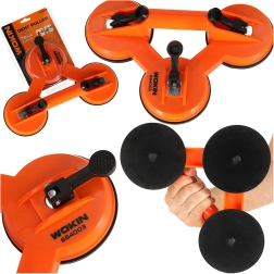 Tredobbelt vakuumsugekop til glas og fliser 75 kg WOKIN