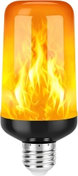 LED-pære med flammeeffekt Renew Force G130 sort