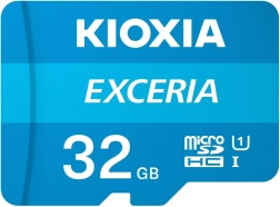 MicroSD-kort 32 GB KIOXIA EXCERIA UHS-I U1 + adapter