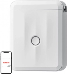 Bærbar etiketprinter Niimbot hvid