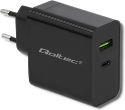 Vægoplader 45 W med USB‑C Power Delivery og USB, sort