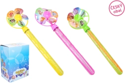 Sæbebobleblæser med vindmølle 76 ml, 34 cm – tjekkisk emballage
