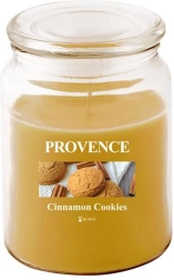 Duftlys i glas Provence kanelkager 95 timer