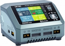 Oplader SKYRC D200neo dual 200W/800W med USB‑C PD