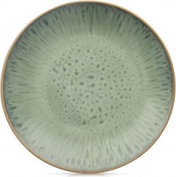 Keramisk desserttallerken grøn Glaze 20,5 cm