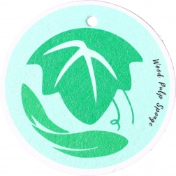 Naturlig svamp til opvask - grøn