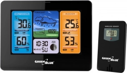 Wi‑Fi vejrstations TUYA med farveskærm