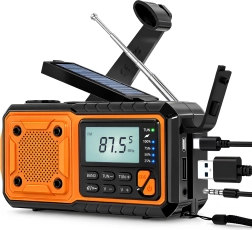 Nødradio Renew Force med powerbank og dynamo