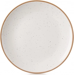 Keramisk desserttallerken beige 20 cm